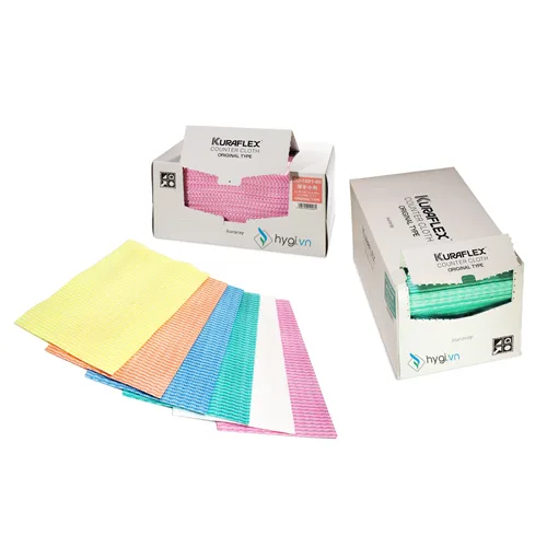 Khăn Không Dệt Kuraflex Counter Cloth ZO-1000, Size 30x61cm, 4 màu