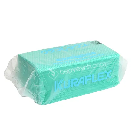 Khăn Không Dệt Kuraflex Counter Cloth ZNA-512-100PW, Màu Xanh Lá