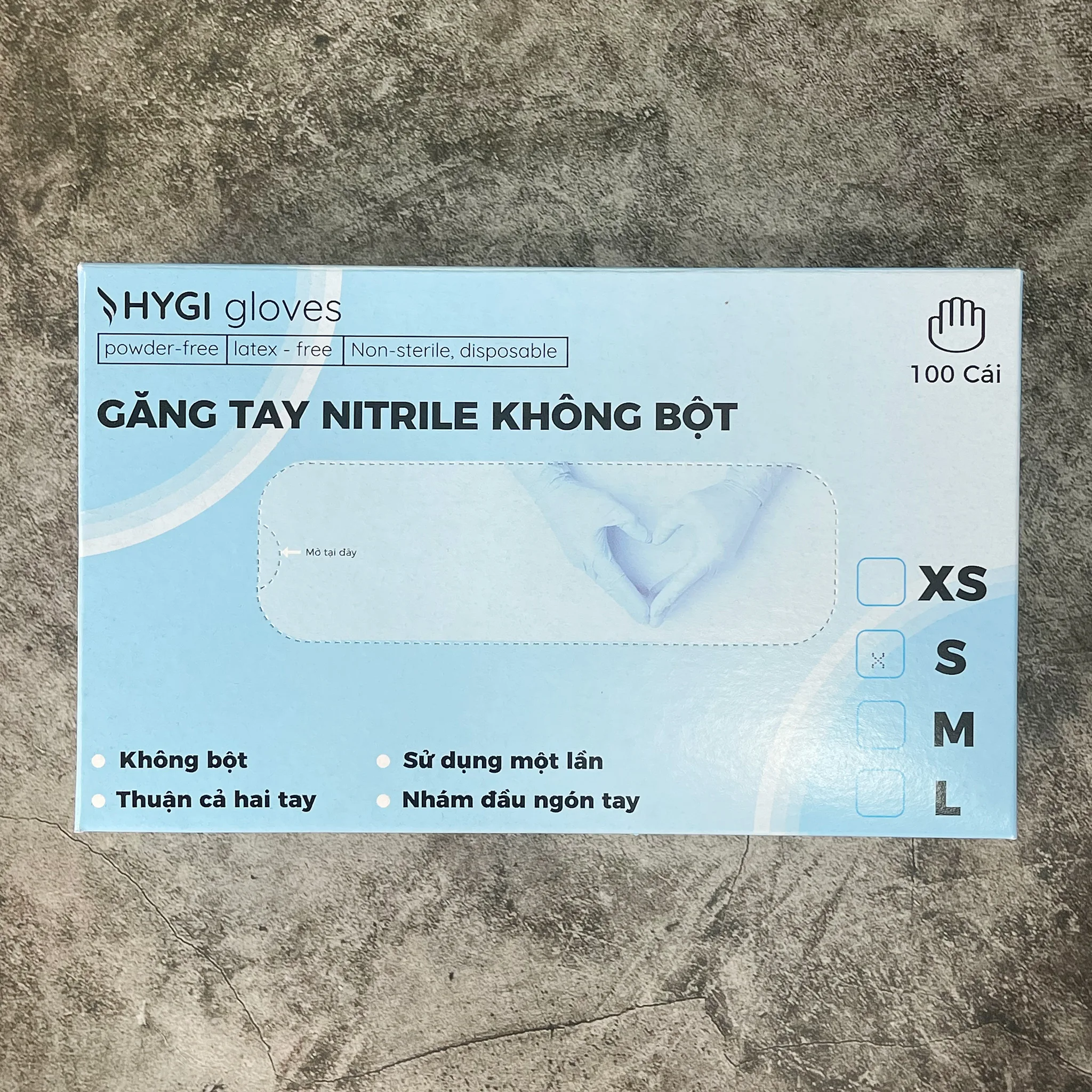 Găng Tay Nitrile Không Bột Hygi 4 Hygi gloves 3