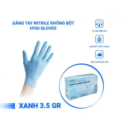 Găng Tay Nitrile Không Bột Hygi