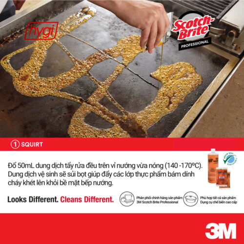 Bộ Dụng Cụ Vệ Sinh Bếp Phẳng Scotch-Brite Griddle Starter Kit 710 10 Q1