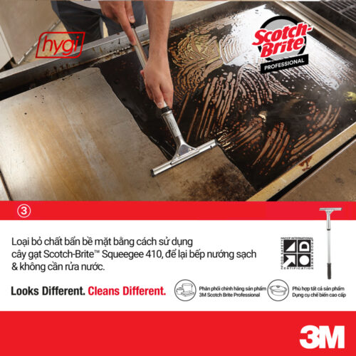 Bộ Dụng Cụ Vệ Sinh Bếp Phẳng Scotch-Brite Griddle Starter Kit 710 12 Q3