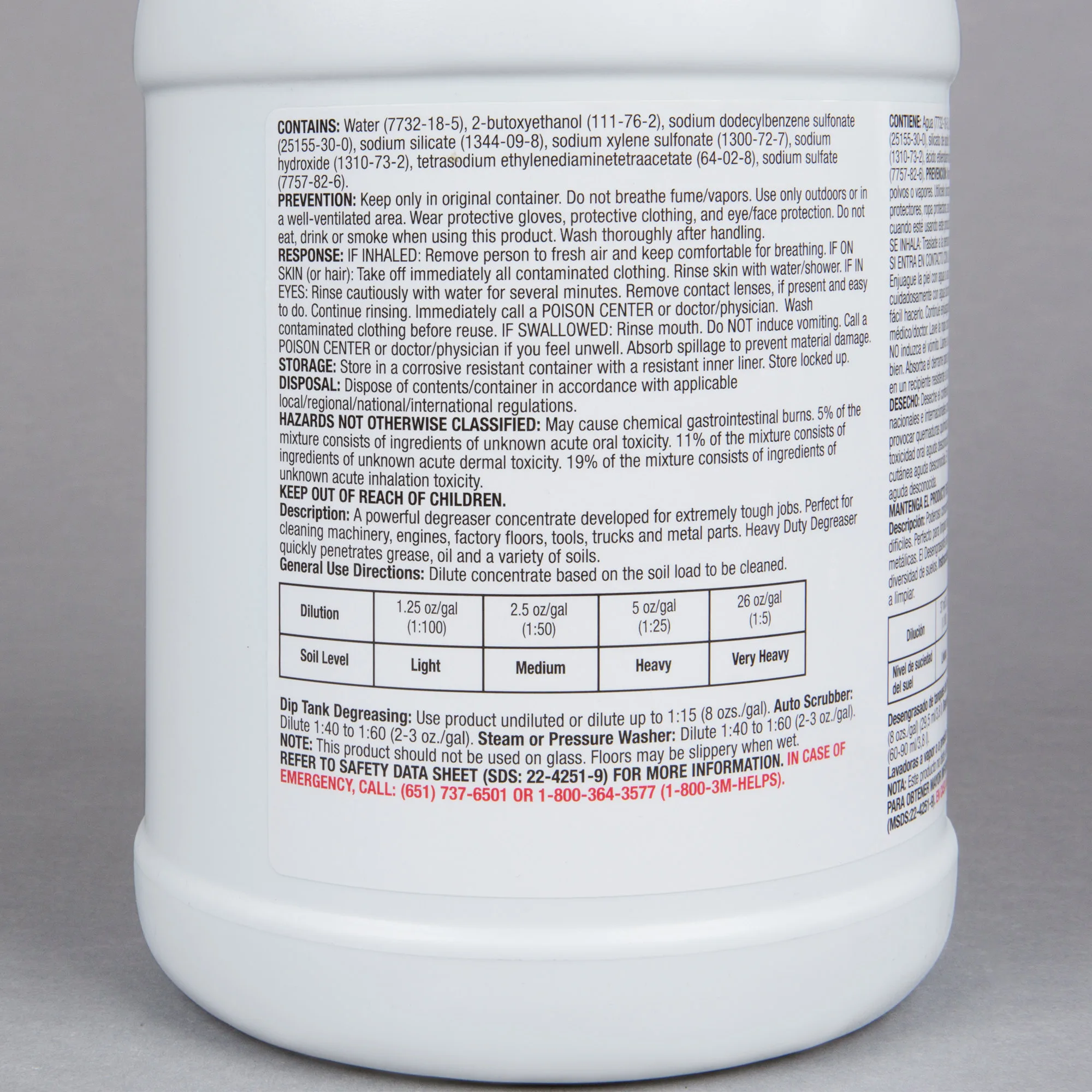 3M Heavy Duty Degreaser Concentrate 4