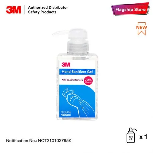 Gel Rửa Tay Khô 3M Hand Sanitizer 400ml, 70% Ethanol v/v