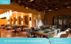 Các loại hình kinh doanh nhà hàng