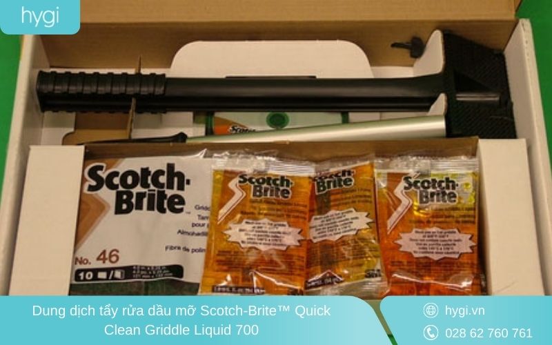 Dung dịch tẩy rửa dầu mỡ Scotch-Brite™ Quick Clean Griddle Liquid 700
