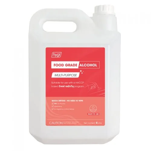Cồn Thực Phẩm Hygi 70 độ Food Grade Alcohol, Can 5 Lít