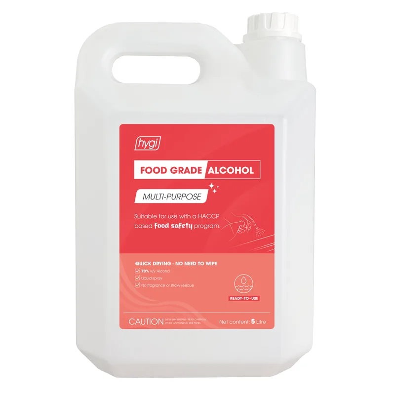 Cồn Thực Phẩm Hygi 70 độ Food Grade Alcohol, Can 5 Lít 1