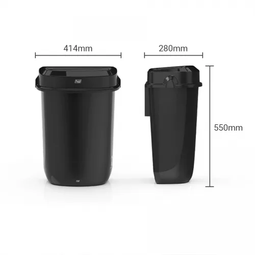 Thùng rác nhựa treo tường Hygi Durable Plastic Trash Can, dung tích 32L 8 Thung rac 6