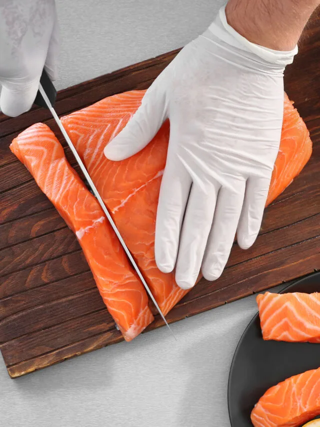 Hygi gloves kitchen and food white