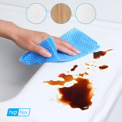 Khăn Vải Không Dệt Hygiflex Wiper Cloths, Màu Trắng, 20 Cái, Kích Thước 30x60cm 11 hygiflex 02
