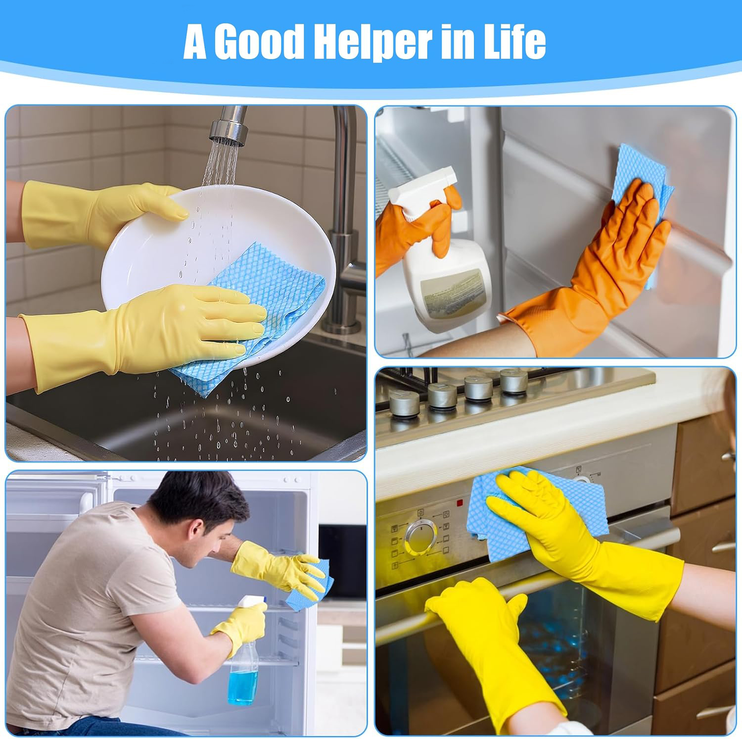 Khăn Vải Không Dệt Hygiflex Wiper Cloths, Màu Trắng, 20 Cái, Kích Thước 30x60cm 9 hygiflex 05