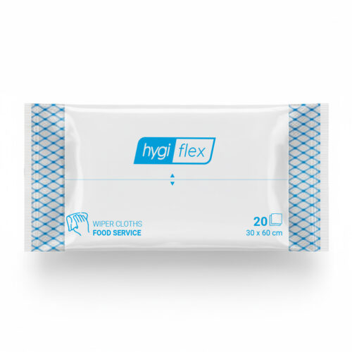Khăn Vải Không Dệt Hygiflex Wiper Cloths, Màu Xanh Dương, 20 Cái, Kích Thước 30x60cm