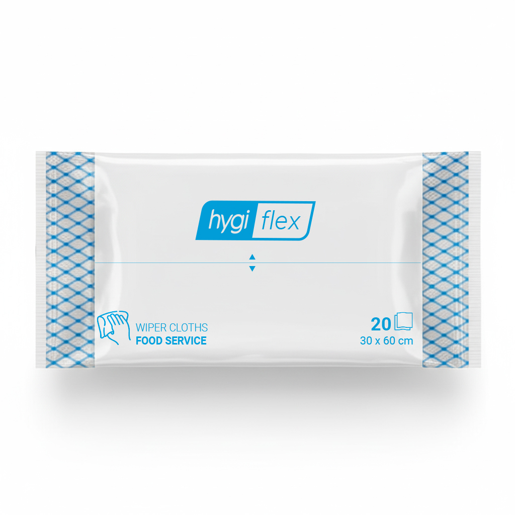 Khăn Vải Không Dệt Hygiflex Wiper Cloths, Màu Xanh Dương, 20 Cái, Kích Thước 30x60cm 1 hygiflex blue 1